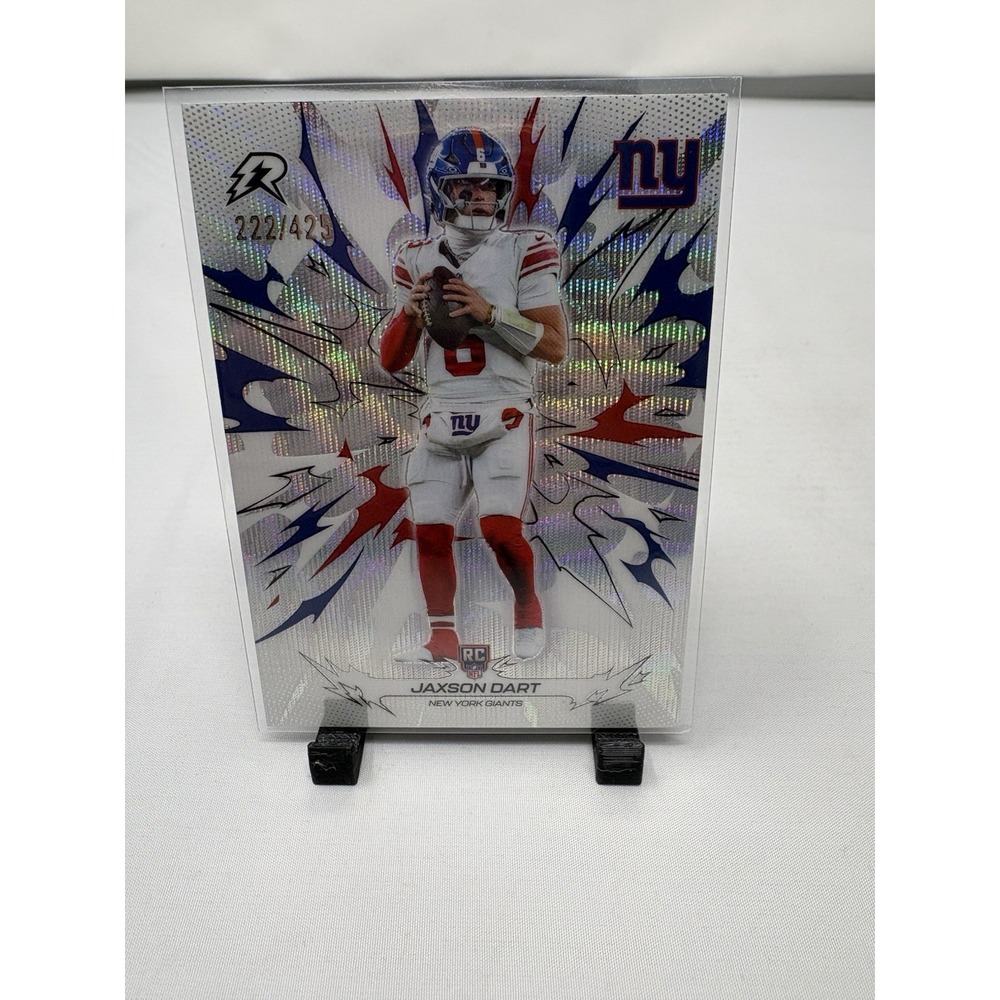 2025 Topps Resurgence • Jaxson Dart (RC) #167 Surge Refractor /425 • NY Giants